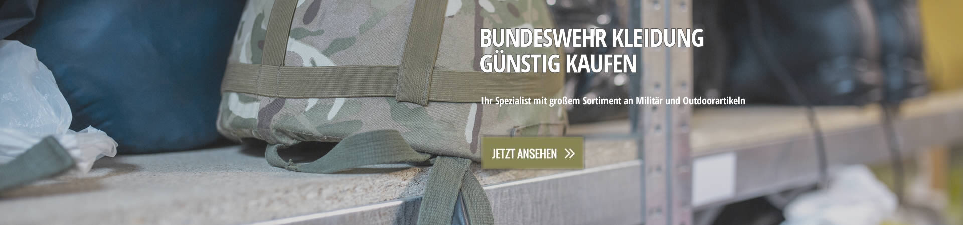 Bundeswehrkleidung günstig kaufen