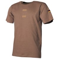 MFH Bundeswehr T-Shirt Tropenunterhemd halbarm  Klett und Nationalitätsabzeichen coyote 10