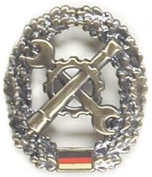 orig. Bundeswehr Barett Abzeichen Metall Barett Mütze Metall BW Truppengattung