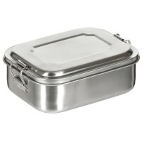 Brotdose Edelstahl Lunchbox METALL Brotdose (Premium mit...