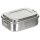 Brotdose Edelstahl Lunchbox METALL Brotdose (Premium mit Silikondichtung)