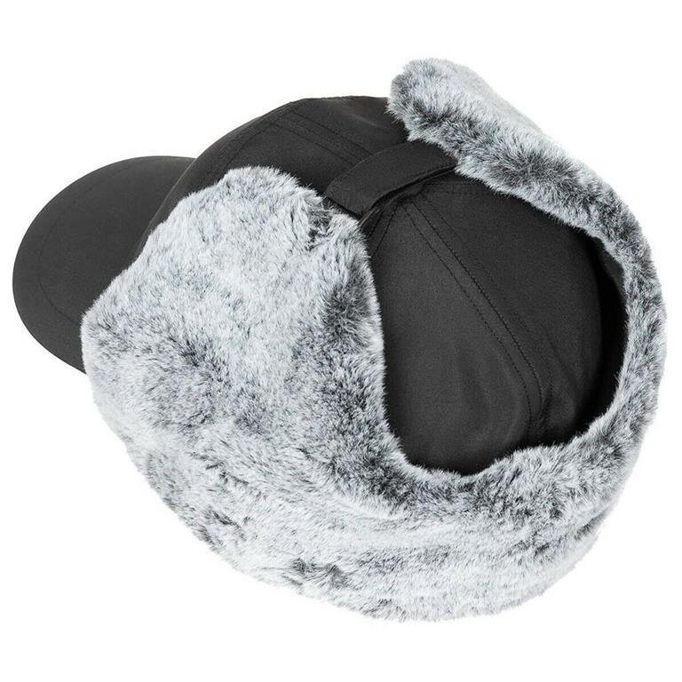 Wintermütze Jagdmütze Wintercap mit Kunstfell und Ohrenklappen Innenpolsterung 