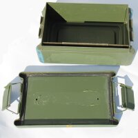 Original Bundeswehr Munitionskiste US Munitionskiste Metall Werkzeug Lagerbox Kiste 8 A