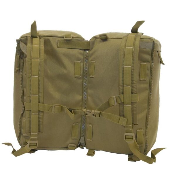 1 Paar  MMPS Berghaus Taschen Pockets Seitentasche + Schulterriemen  20l / Oliv