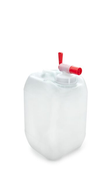 5-25 Kanister Liter Kunststoffkanister lebensmittelecht leer Auslaufhahn Camping 5 L Auslaufhahn DIN 51