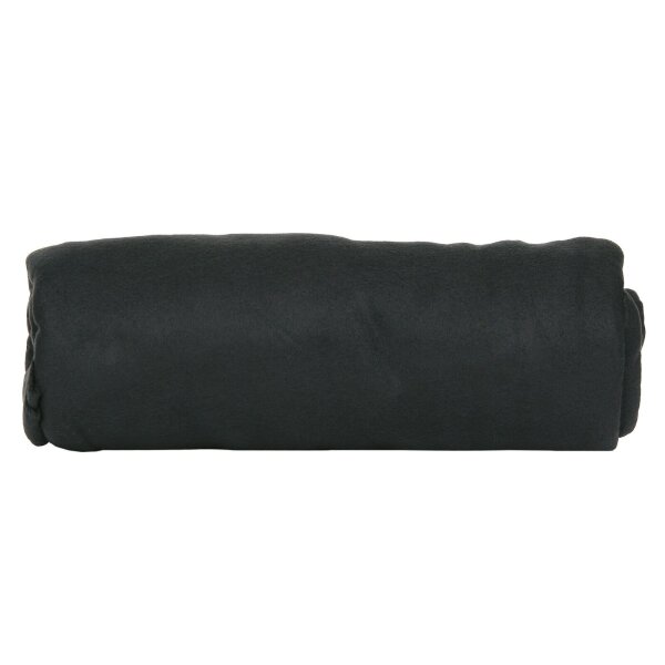 Schlafsack Deckenschlafsäcke 190 x 75 cm Schlafsack-Innenfutter 100% Fleece  black