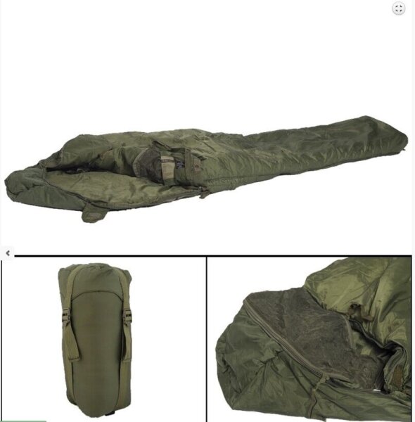 Outdoor Schlafsack Tactical bis Extrem -23° C  230cm lang Camping, Kälteschutz