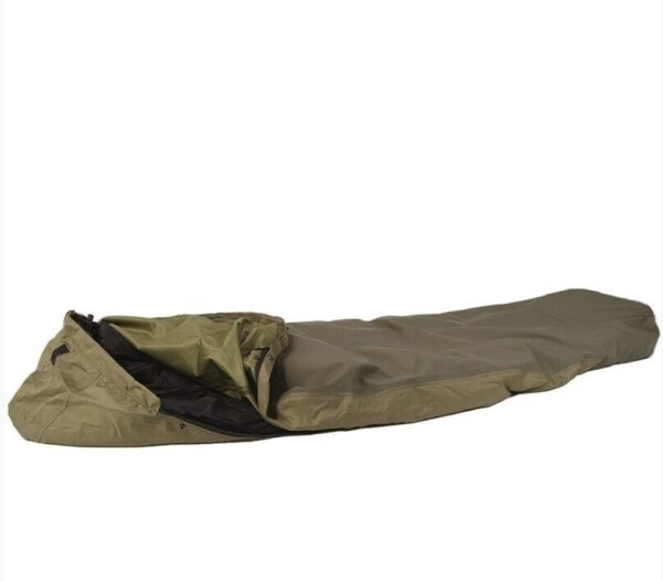Outdoor Schlafsackhülle Modular 3-Lagen Laminat Schlafsack Überzug Cover Hülle oliv
