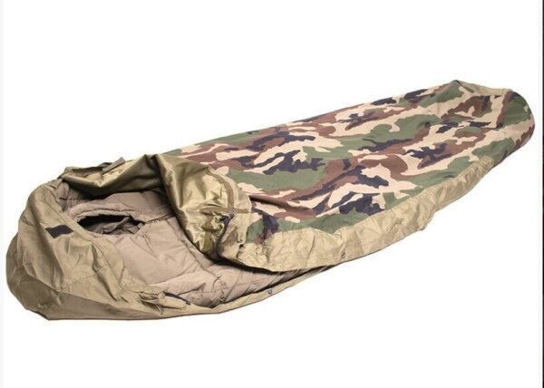 Outdoor Schlafsackhülle Modular 3-Lagen Laminat Schlafsack Überzug Cover Hülle tarn CCE