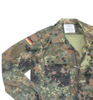 Original Bundeswehr Feldbluse Feldhemd Jacke Leo Köhler flecktarn Tropentarn NEU