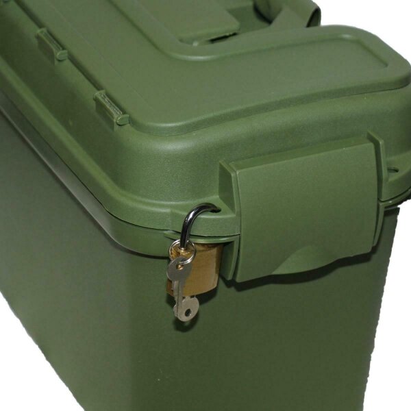 Munitionskiste Kunststoff Ammo Transportbox Transportkiste mit Deckel abschließb