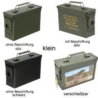 US BW Munition Kiste Metall (abschließbar) Ammo Box...