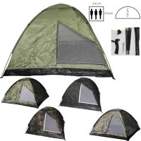 Camping Zelt Kuppelzelt 2-3 P Wasserdicht Monodom 210 x...