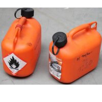 STIHL Kanister 1,5 L / 3L / 5L Öl- und Benzintrichterset Auslaufrohr Pressol
