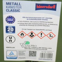 Metallkanister 20L Benzinkanister Neu huenersdorff