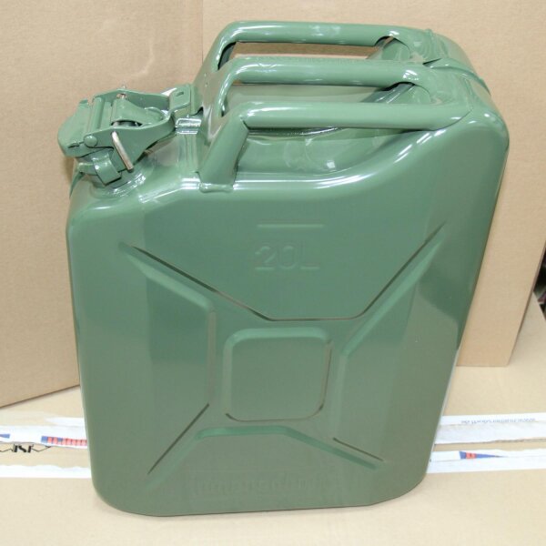 Kraftstoff-Kanister STANDARD 5 L, grün, HD-PE, UN-Zulassung von