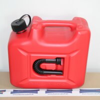 Kunststoff Reserve Kraftstoff Kanister 10L rot mit UN Benzinkanister E10 Diesel