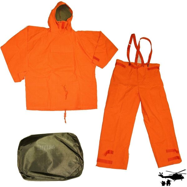ABC BW Overgarment ABC Schutzanzug THW orange neuwertig Sandstrahl Anzug