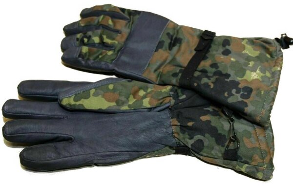 Original Bundeswehr Kampfhandschuhe BW Handschuhe Winter Flecktarn 8/M-11/XXL