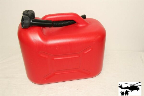 Benzinkanister / Wasser 5L  aus  Kunststoff NEU in rot