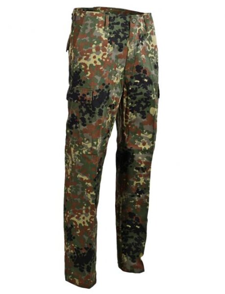 Bundeswehr Feldhose 5-Farben flecktarn Hose im US Style Army Polyester/Baumwolle