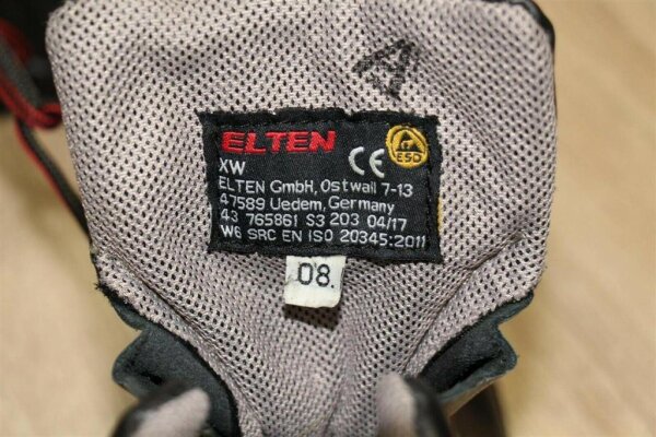ELTEN XW ESD S3 Arbeitsschuhe Sicherheitsschuhe Schutzschuhe Leder Stiefel neuwertig