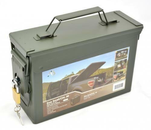 NEU Munitionskiste (+Schloss) US Metall, Kunststoff Behälter Metallbox BOX NEU