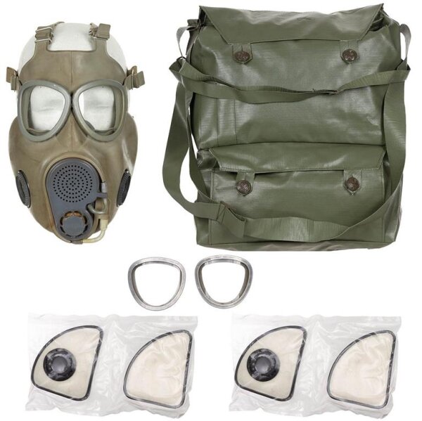 ORIGINAL Schutzmaske CZ M10  ABC Maske Armee Gasmaske Atemschutzmaske Neuw.