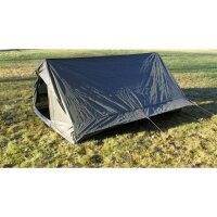 ORIGINAL Zelt Französiches Zweimannzelt mit Boden neuwertig, Armeezelt Camping