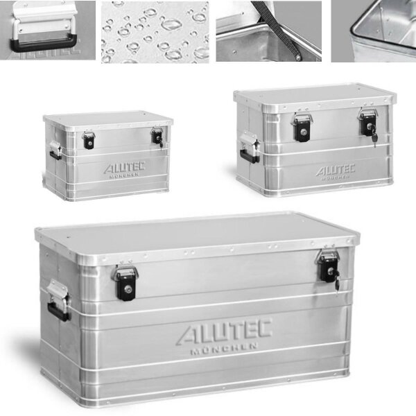 Werkzeugkiste 29-184 Liter Alubox Lagerbox Alukiste Kiste Alukoffer abschließbar